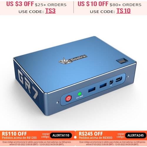 Beelink GT-R Mini PC AMD Ryzen 5 3550H 16GB 512GB 1TB 6 GTR HDD 4K Voice Interaction Windows 10 Desktop Computer Wifi 6*USB
