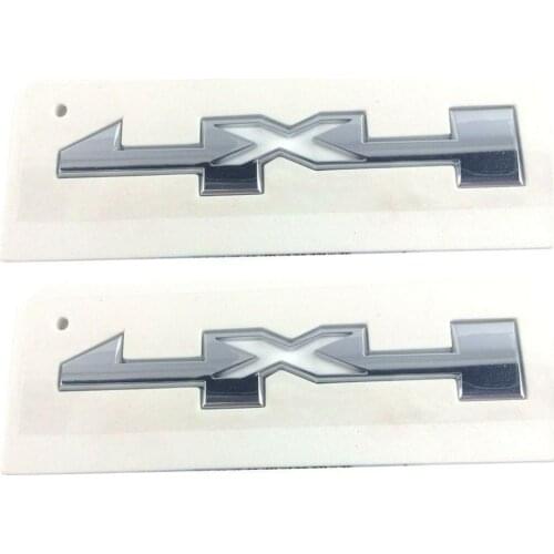 2x 4 X 4 Door Emblem Badge 4x4 Nameplate 3D G M Silverado Sierra