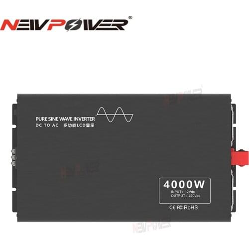 Hot sale 12v 24v 36v 48v 60v 72v dc to ac 100v 110v 120v 220v 230v 240v 4000W DC TO AC Pure sine wave Invert power