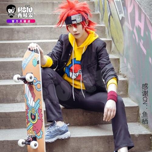 Hot Anime SK8 The Infinity Reki Kyan Men Cosplay Costume Cosplay Accessories Halloween Carnival Fancy Party Anime Fans Gift