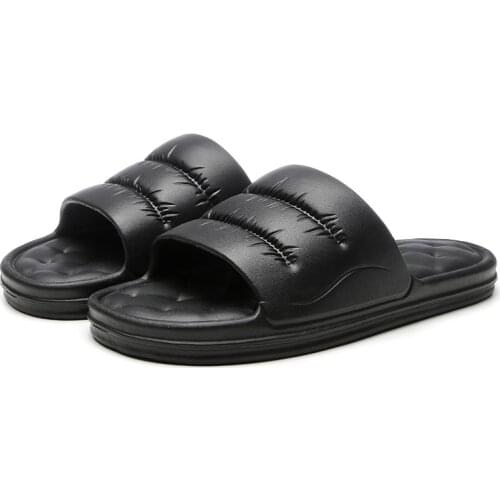 Summer EVA Concave Soft and Breathable Lndoor Silent Household Womens Shoes Bathroom Bath Non-Slip Comfortable Couple Slippers