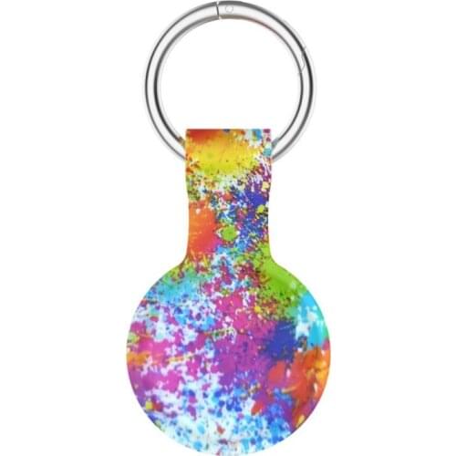 New For Apple Airtags Liquid Silicone Protective Sleeve For Apple Locator Tracker Anti-lost Device Keychain Protective Sleeve