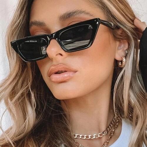 ONEVAN Luxury Cat Eye Sunglasses Women 2021 Brand Designer Glasses Women/Men Mirror Gafas De Sol Mujer Retro Cateye Eyeglasses