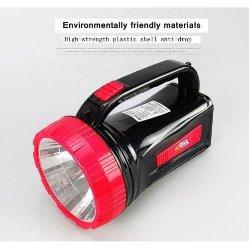 Searchlight Rechargeable LED Portable Light Multi-function Long Shots 500M Outdoor Emergency Light Powerful Torch Flashlish