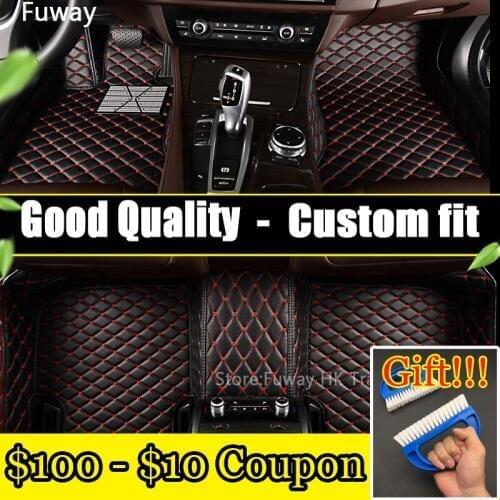 Custom fit car floor mats for Jeep Grand Cherokee Wrangler Commander Compass Patriot 3D car-styling heavyduty carpet floor liner