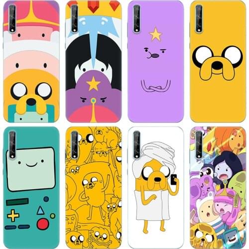 Adventure time Beemo BMO Jake Finn Lumpy Soft Case for Huawei Y5 Lite 2018 Y6 Y7A Y9A Prime 2018 Y9 2019 Y9S Y5P Y6P Y7P Y8P