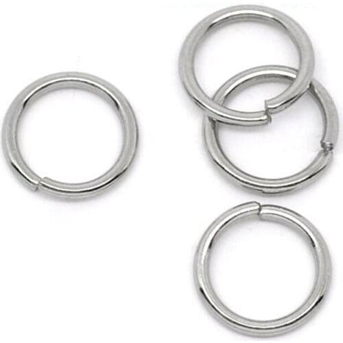 DoreenBeads Stainless Steel Open Jump Rings 10mm Dia.Findings,sold per pack of 200