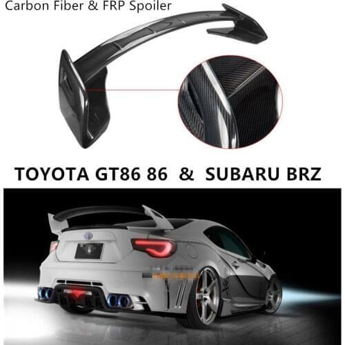Spoiler For Toyota GT86 86 & For SUBARU BRZ 2012 2013 2014 2015 2016 2017 2018 High Quality Carbon Fiber & FRP Wing Lip Spoilers