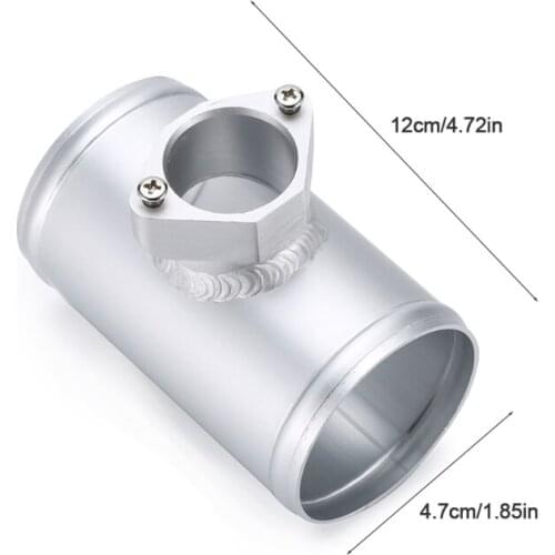 Aluminum Alloy Intake Pipe Sensor Mount Air Flow Sensor Mount Mass Air Flow Sensor Adapter Intake Meter Mount for Car N0HF