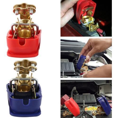 1Pair Quick Release Battery Terminals Clamps Connectors 12V Car Caravan Van Motorhome Quick Release Battery Disconnect Terminals