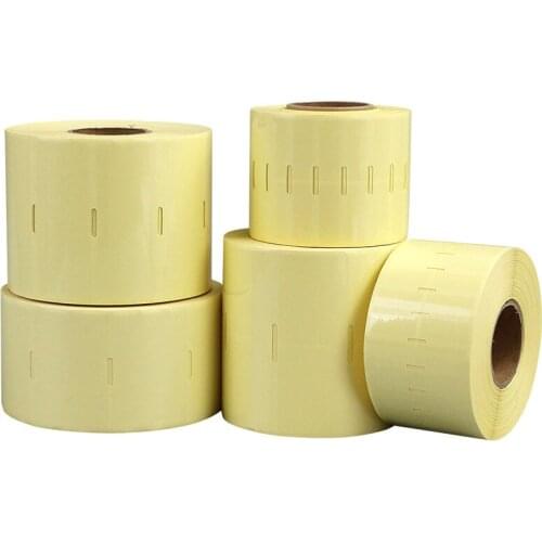 1 Roll, 40mm Core Transparent PET Sticker Clear Label Stickers for Zebra Barcode Printer With Resin Transfer Thermal Label