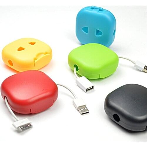 10PCS Colorful Earphone Headphone Winder Cable Line Cord Wrap Organizer Holder Tidy cable For Samsung HTC Xiaomi Free shipping