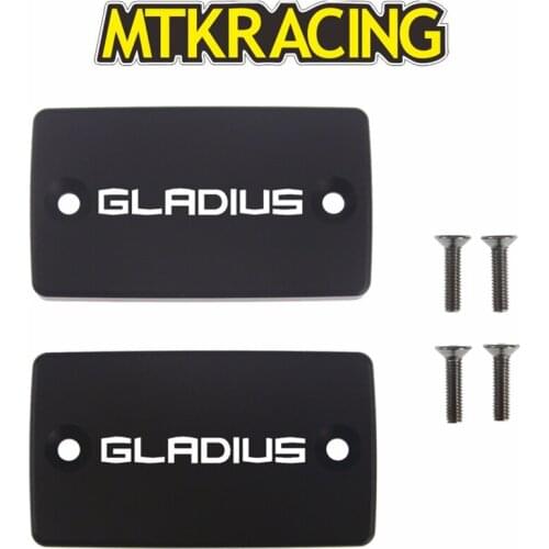 CNC Aluminum Motorcycle Brake Fluid Fuel Reservoir Tank Cover Cap FOR Suzuki SFV650/Gladius 2009-2012