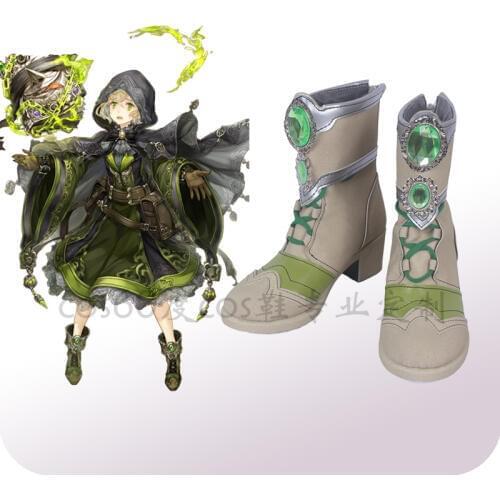 Anime Cosplay SINoALICE Pinocchio Mage Boots Cosplay Lolita Shoe Custom Made A