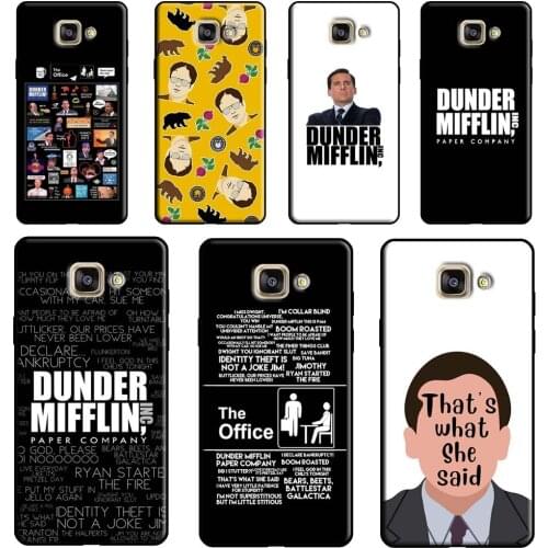 Dunder Mifflin The Office Phone Case For Samsung Galaxy J7 J5 J3 2017 A3 A5 J1 2016 J6 J4 Plus A6 A8 A7 A9 J8 2018
