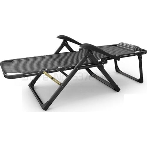 Lounge chair balcony leisure sun beach chair folding lunch break nap bed lazy sofa armchair