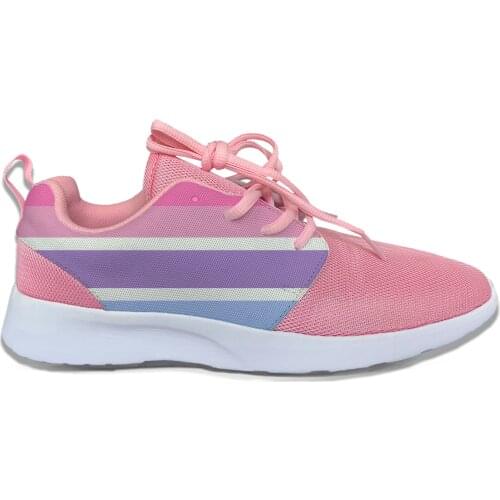Transgender Flag Pride LGBTQ Cute Funny Sport Running Shoes Casual Breathable Lightweight 3D Printed Female Girl Women Sneakers