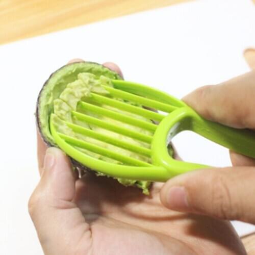 Multifunction Cut Avocado Knife Pulp Separator Fruit Peeler Cutter Pulp Separator Plastic Knife Kitchen Vegetable Tool For Home