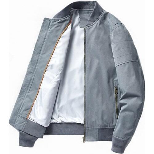 Mcikkny Men Cargo Casual Bomber Jackets Spring Autumn Pilot Outwear Coats For Male Clothing Plus Size 5XL