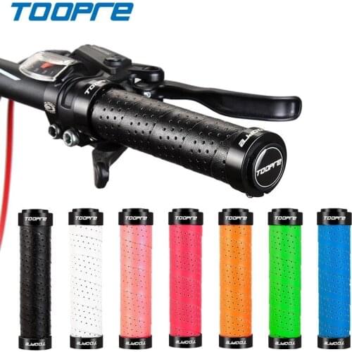 TOOPRE new MTB Bicycle Bar Tape Grips EVA+PU Lockable Grips Shock absorption, non-slip comfort Tape Grips For 22.2mm Handlebar