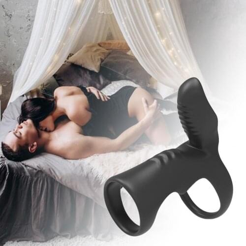 Couples Long Lasting Erection Penis Vibrator With Ring Nipples Massager Vagina Clitoris Stimulator Orgasms Adult Sex Toys