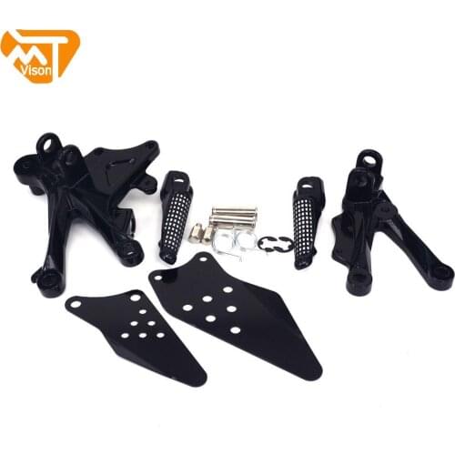 Motorcycle Front Foot Pegs Pedals Foot Pegs Footrests For KAWASAKI ZX10R 2006-2010