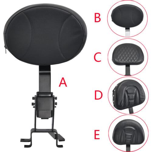 Motorbike Driver Rider Backrest Pad Sissy Bar Storage Bag Adjustable For Indian Chief Roadmaster Chieftain Springfield 14-Up
