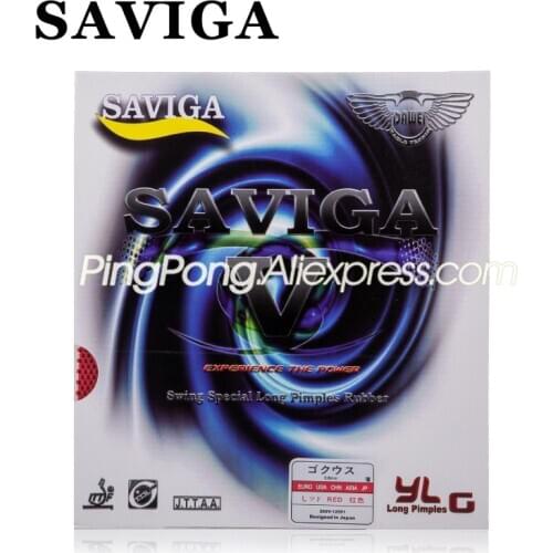 DAWEI SAVIGA V Table Tennis Rubber Pips-long Original DAWEI SAVIGA Ping Pong Rubber OX TOPSHEET with / without Sponge
