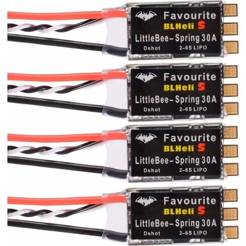 Special offer FVT LittleBee BLHeli_S SPRING 2-6S 20A/30A ESC DSHOT ESC Speed Controller for QAV210/250 FPV Drone Quadcopte