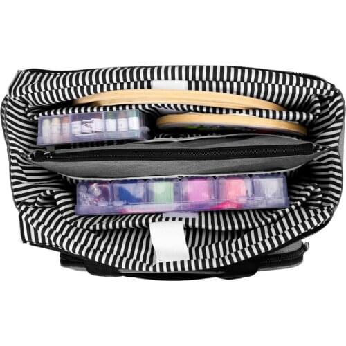 Knit Yarn Storage Bag Crochet Tool Tote Organizer Holder with