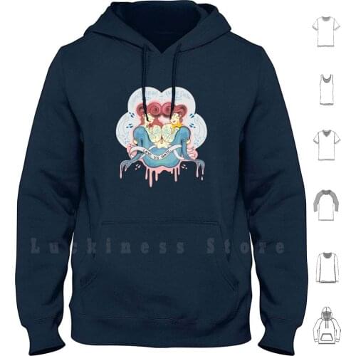 Siamese Dream hoodies long sleeve Hate Love Vector Vectorial Mermaids Freskshow Freak Freaky Friki Sea Marine Sailor