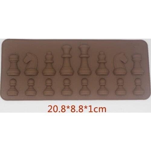 16 Chess handmade chocolate mold ice mold mold mold mechanism mold