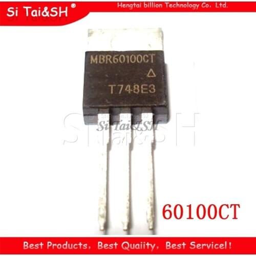 5pcs MBR60100CT TO220 MBR60100TO-220 60100CT V60100C Schottky diode 60A 100V original