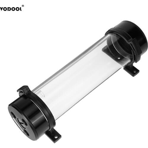 234mm Cylinder Water Reservoir Tank G1/4 Thread Liquid Water Cooling Kit Radiator For PC Computer Component Water Cooling System
