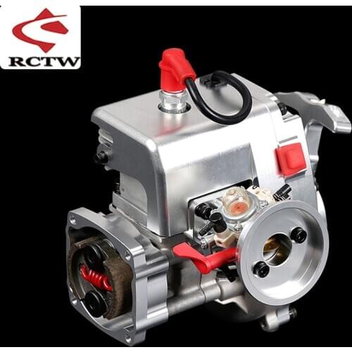 CNC Appearance 36CC Double Ring 4 Bolt Engine (Walbro1107 Carburetor, NGK Spark Plug) for 1/5 HPI KM ROFUN BAHA ROVAN BAJA LT FG