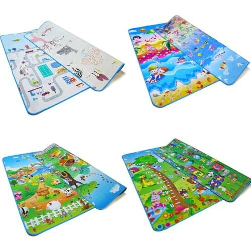 Childrens Carpet Baby Plamat Educational Childrens Mat Double-sided Infant Climbing Pad Kids Rug Waterproof Games Mat