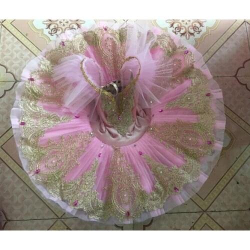 6 colors Performance Tutu Adult Swan Lake Dance Costume Ballet Women Crepe Kids