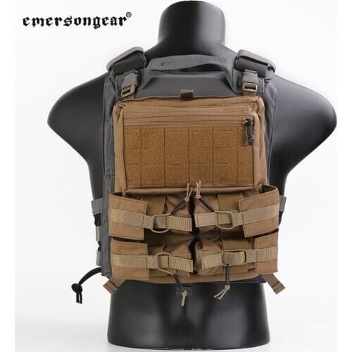 Emersongear CB Color Lightweight Banger Back Panel Loop & Hoop Molle System for Tactical 420 Vest Airsoft Hunting CS Game