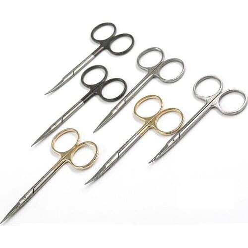 Fine Eye Scissors Double Eyelid Surgical Scissors Beauty Plastic Surgery Instruments Open Eyes Express Stitching Scissors