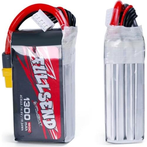IFlight FULLSEND 14.8V 4S / 22.2V 6S 1300mAh 120C Lipo Battery with XT60H Connector for FPV drone part