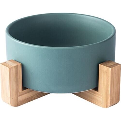 Planters Urns Ceramic Flowerpot With Wooden Frame Shallow Matte Modern Medieval Succulent Medieval Nordic Style Flower Stand