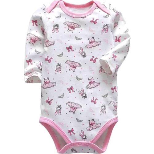 Baby Bodysuits One Piece Babies Newborn Toddler 3-24 Months Long Sleeve Clothes Baby Boys Girls Bodysuits