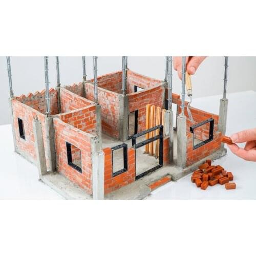 Miniature Brick Journeyman 2 Building Construction Set