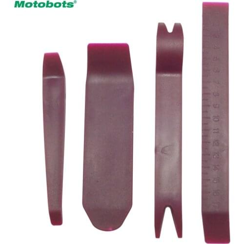 MOTOBOTS 4Pcs/Set Car Stereo Audio Radio Plastic Trim Removal Tool Sound Disassembly Tool Outillage Auto Removal Tools Kit