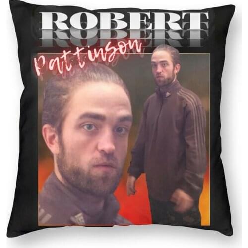 Robert Pattinson Standing Meme Funny Throw Pillow Case Home Decorative Square Cushion Cover 45x45cm Pillowcover for Living Room