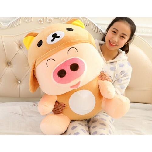 About 90cm plush pig toy soft hugging pillow toy,birthday present Xmas gift 0137