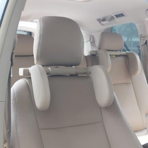 Adjustable Car Seat Headrest Neck Protection Pillow Head Side Support Cushion Auto Part