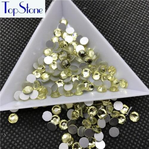 TopStone jonquil rhinestone SS3-SS34 Nail Art Flatback Non Hotfix Glue on Nail Art Rhinestones,Boutique Clothing