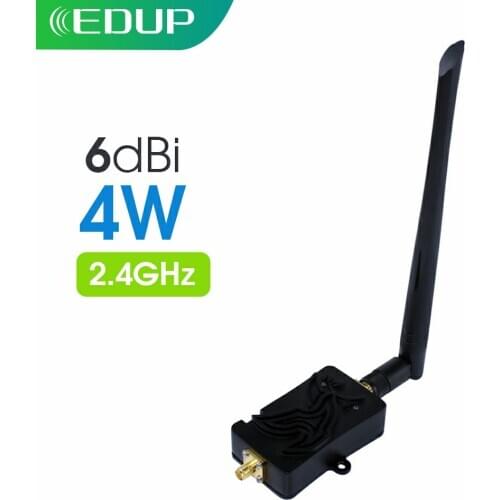 EDUP 4W Wifi Amplifier Router 2.4Ghz 802.11b/g/n Wireless Signal Extender WiFi Booster WLAN Repeater Adapter for Wifi Router