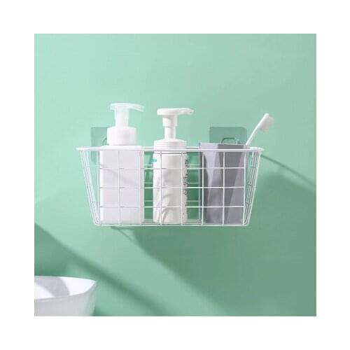 Bathroom Kitchen Accessories Storage Organization Storage Basket Rectangular Storage Box Wall Hanging Rack Wall shelf Holder